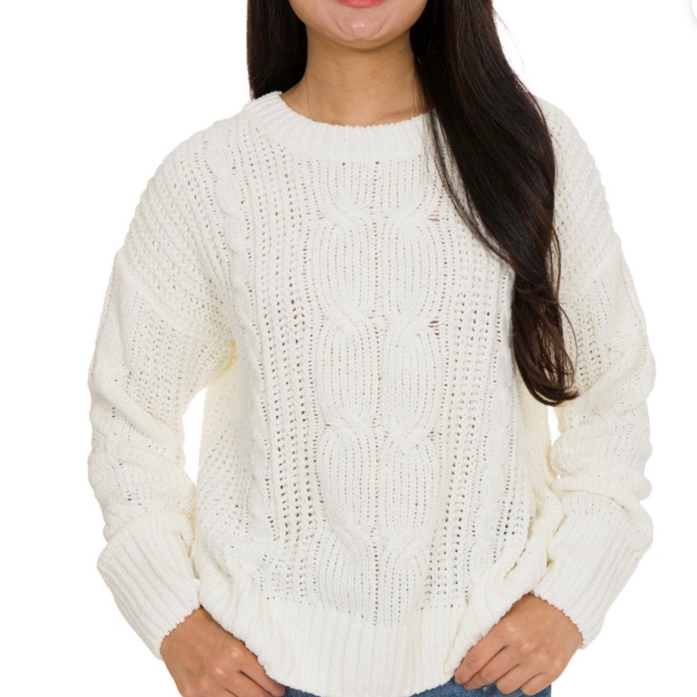 Hippie Rose chenille sweater